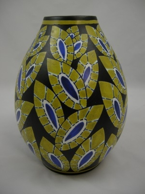 Boch Freres Keramis Vase Circa 1924