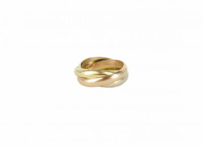 18kt Gold Cartier Rolling Ring
