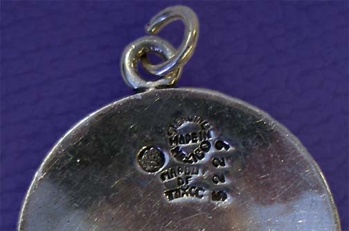 Margot de Taxco Taurus Zodiac Sterling Silver Pendant/Charm