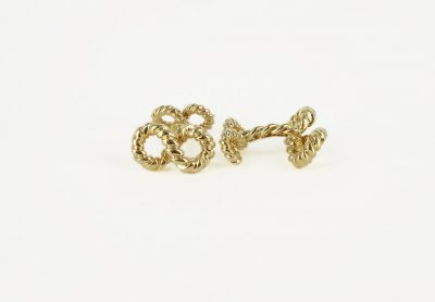 18kt Yellow Gold Tifany & Co Infinity Cuffllins