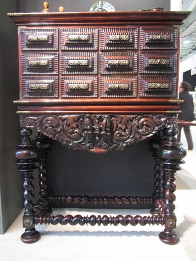 17th century Portugese Cabinet on stand (Contador)