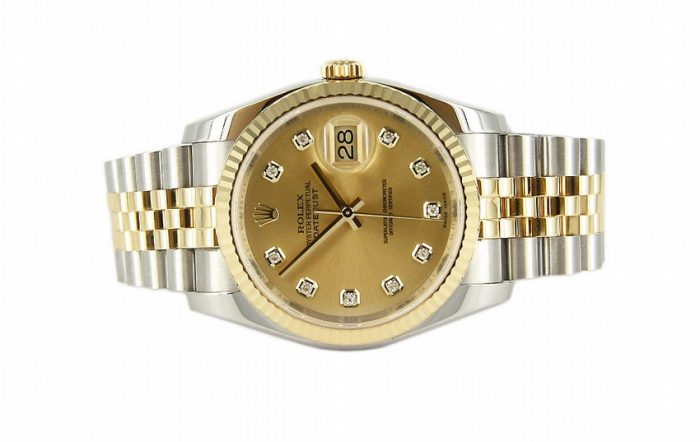 18kt Yellow Gold & Stainless Steel Datejust Rolex Watch