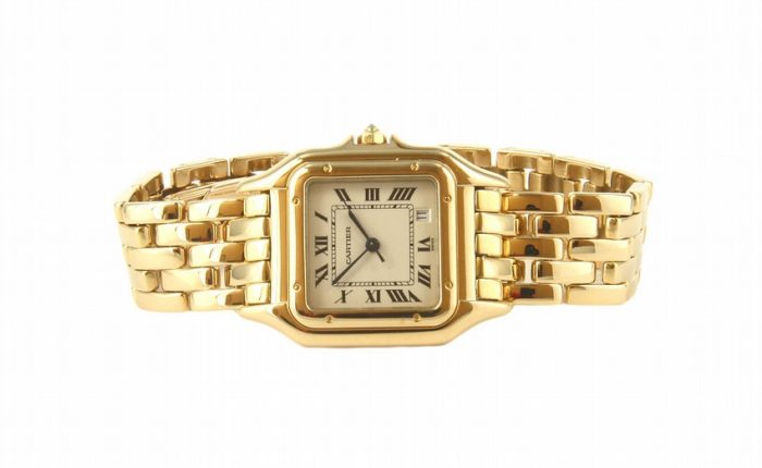 18kt Yellow Gold Cartier Panthere Watch