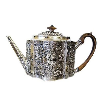 Peter & Jonathan Bateman Sterling Tea Pot 1790-91