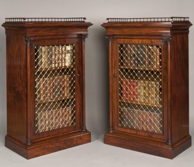 A Very Fine Pair of Library Cabinets of the late Georgian Period
