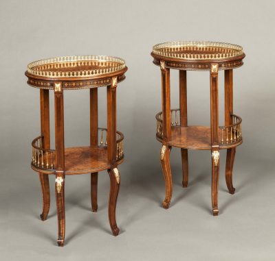 A Good Pair of Antique Lamp Tables