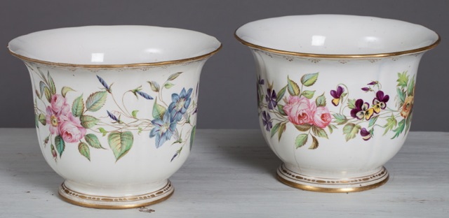 Pair of French Cache Pot