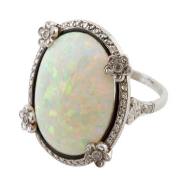 Sparkling Opal Ring