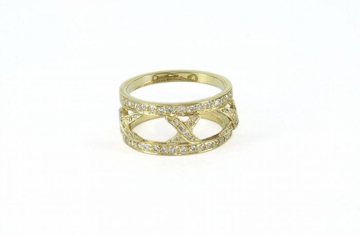 18kt Yellow Gold Hidalgo Diamond Ring