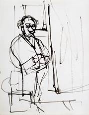 Hans Hofmann "Untitled (self portrait)"