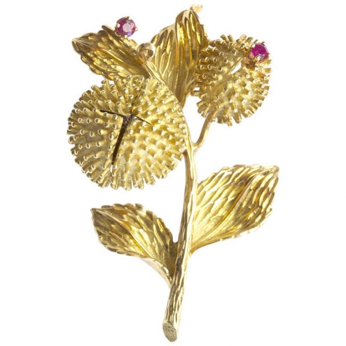 Tiffany & Co.Flower Brooch