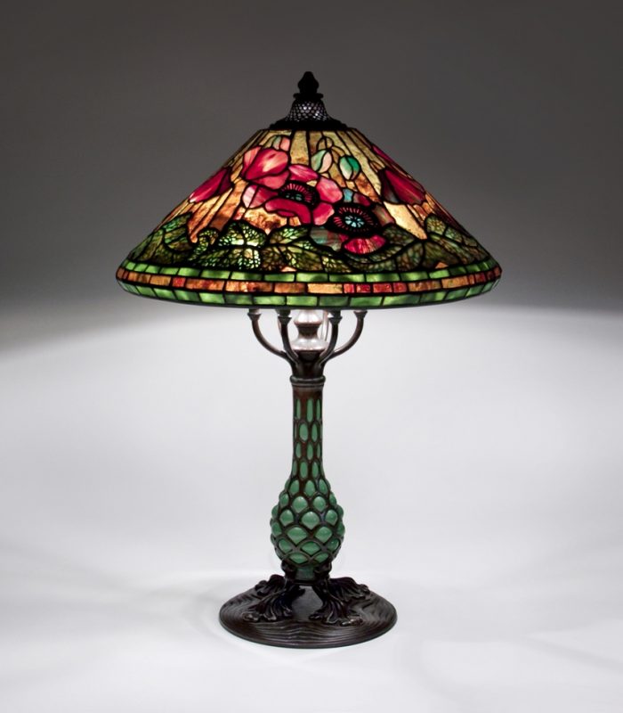 Tiffany Studios Poppy Table Lamp