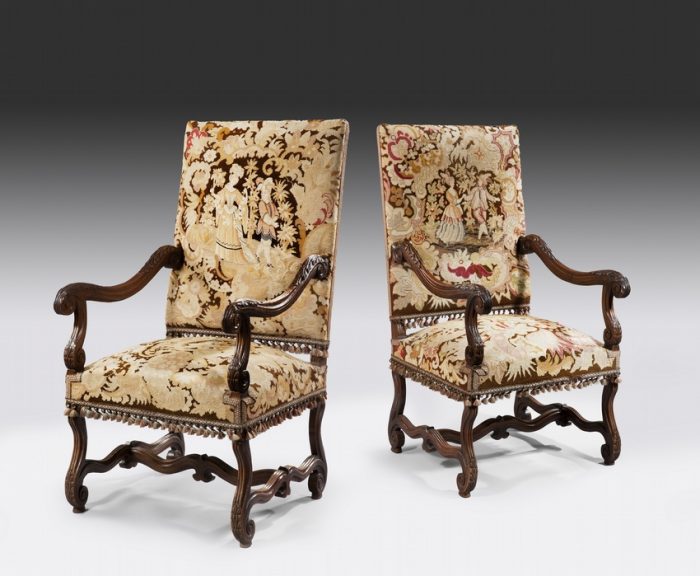 A Good Pair Of 19th Century French Armchairs