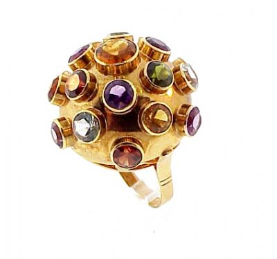 H Stern 18K Gold & Multi-Gem Sputnik Ring