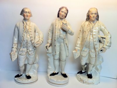 RARE EXAMPLES of STAFFORDSHIRE PORTRAIT FIGURES