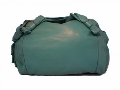 Valentino Teal Leather Shoulder Bag