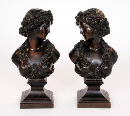 Bronze Busts of Maidens